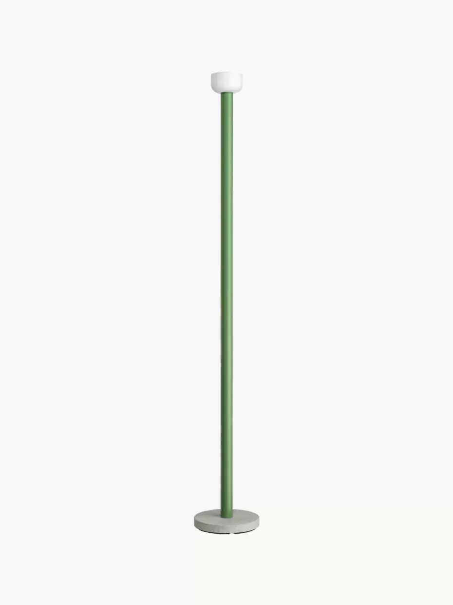 Led-Stehleuchten-Flos Große dimmbare LED-Stehlampe Bellhop Grün