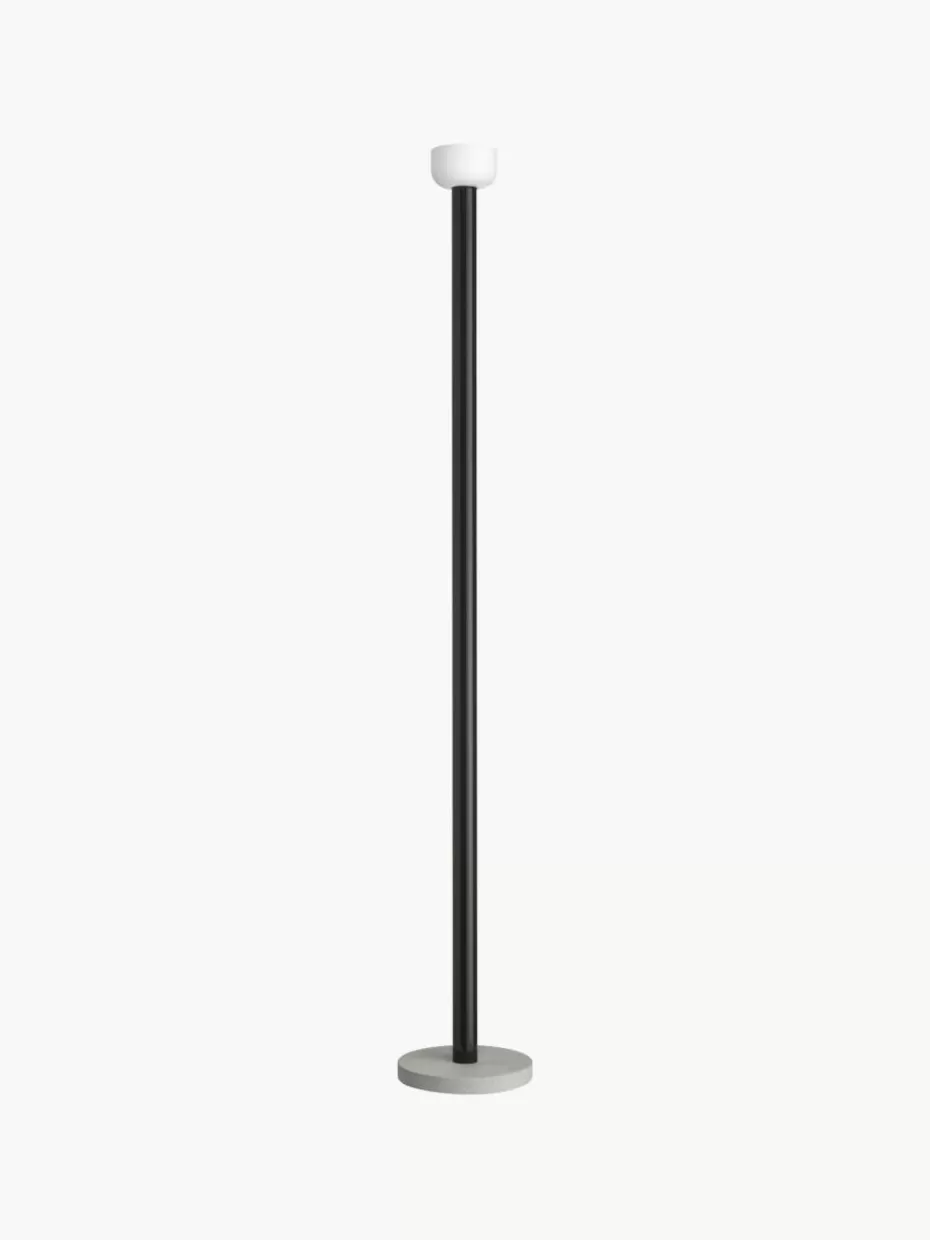 Led-Stehleuchten-Flos Große dimmbare LED-Stehlampe Bellhop Schwarz