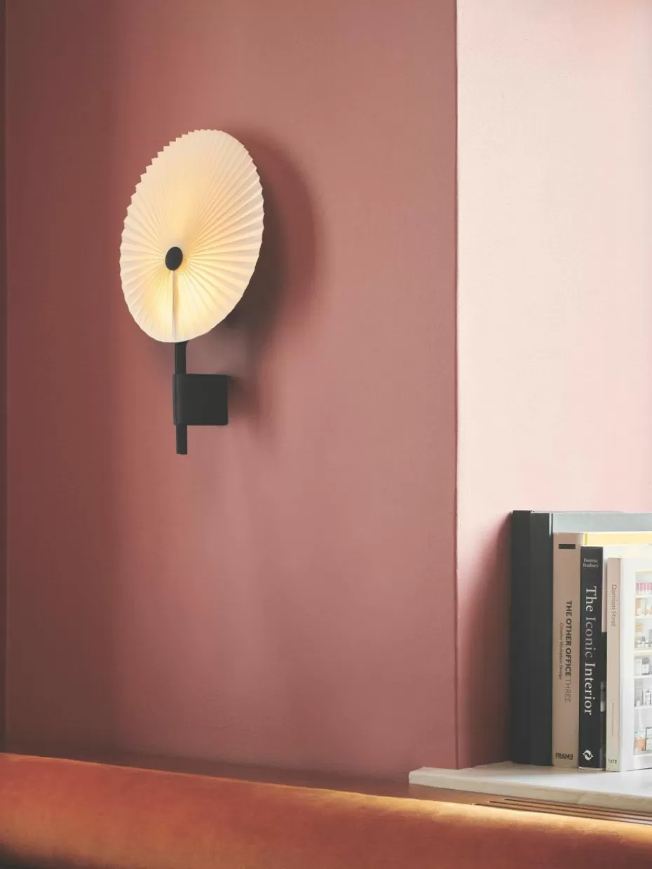 Led-Wandleuchten-Gejst Große dimmbare LED-Wandleuchte Liris Weiß, Schwarz