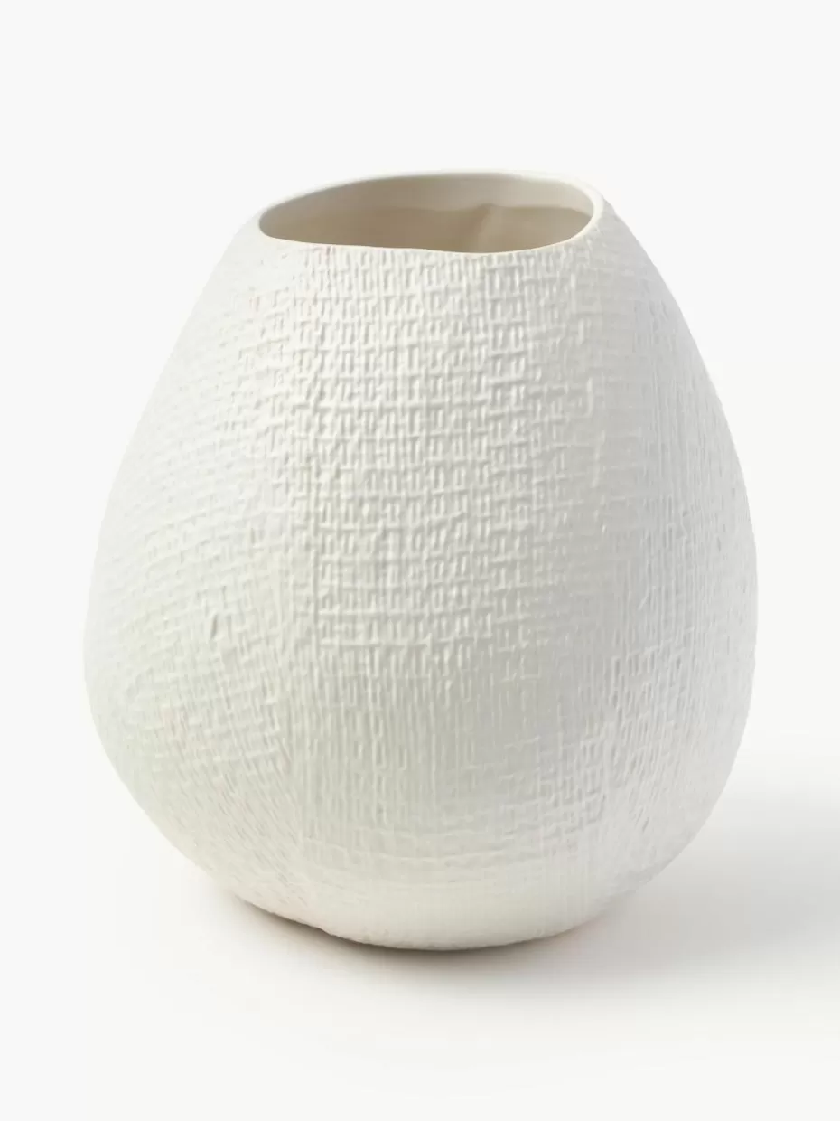 Vasen-Westwing Collection Große handgefertigte Keramik-Vase Wendy, H 24 cm