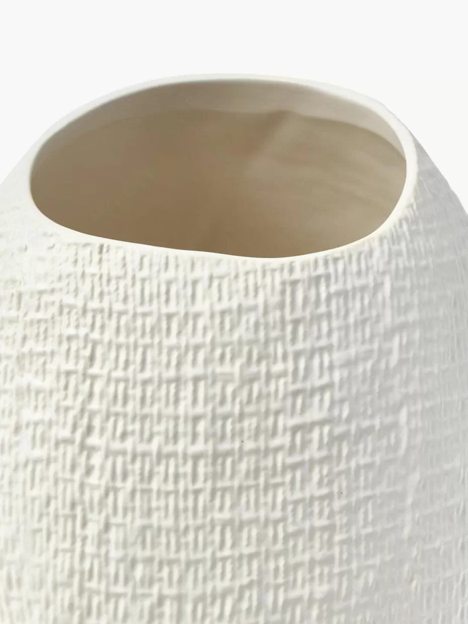 Vasen-Westwing Collection Große handgefertigte Keramik-Vase Wendy, H 24 cm