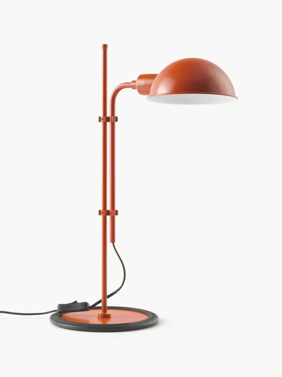 Schreibtischlampen-Marset Große Schreibtischlampe Funiculí mit verstellbarem Lampenschirm Terrakotta, glänzend