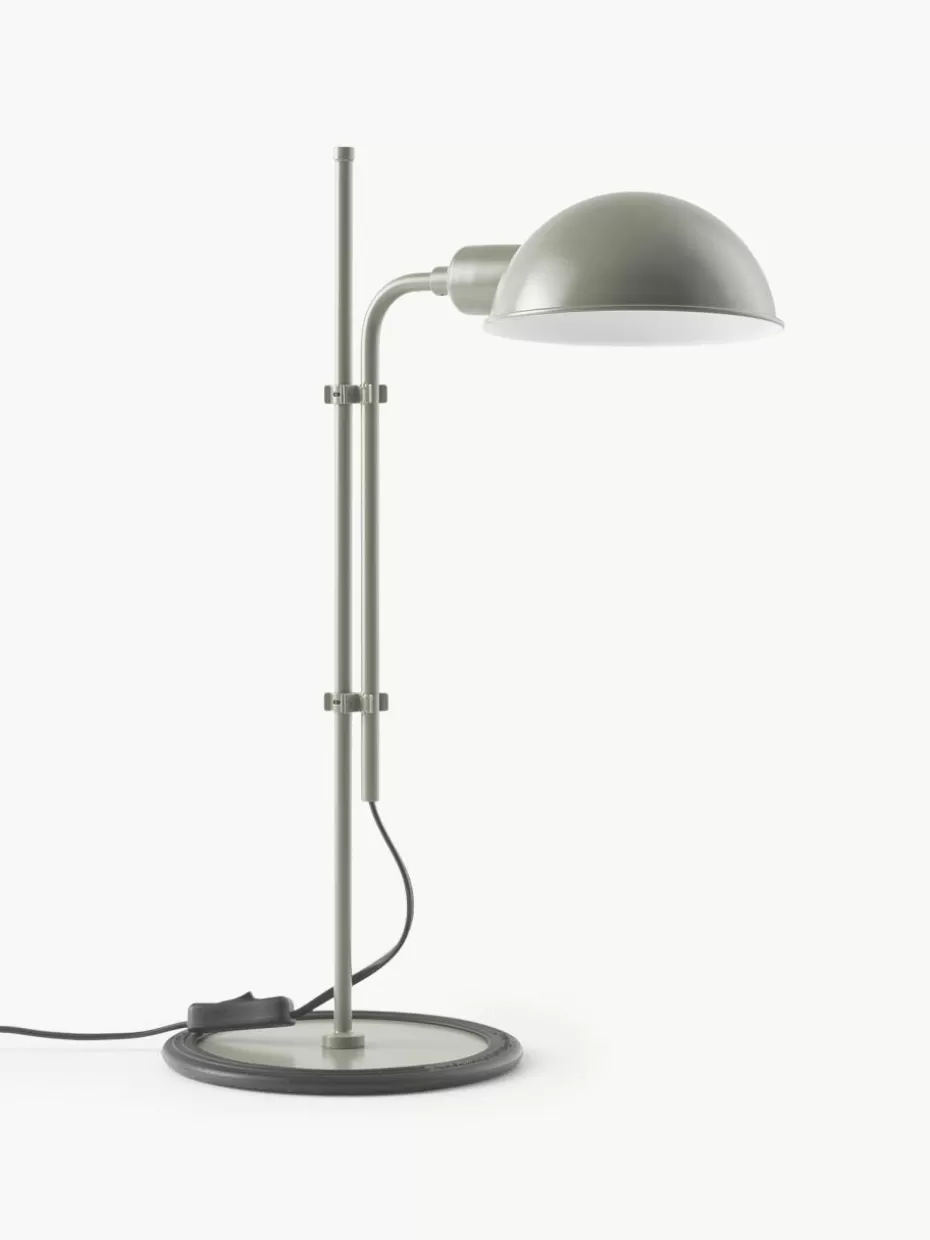 Schreibtischlampen-Marset Große Schreibtischlampe Funiculí mit verstellbarem Lampenschirm Greige, glänzend