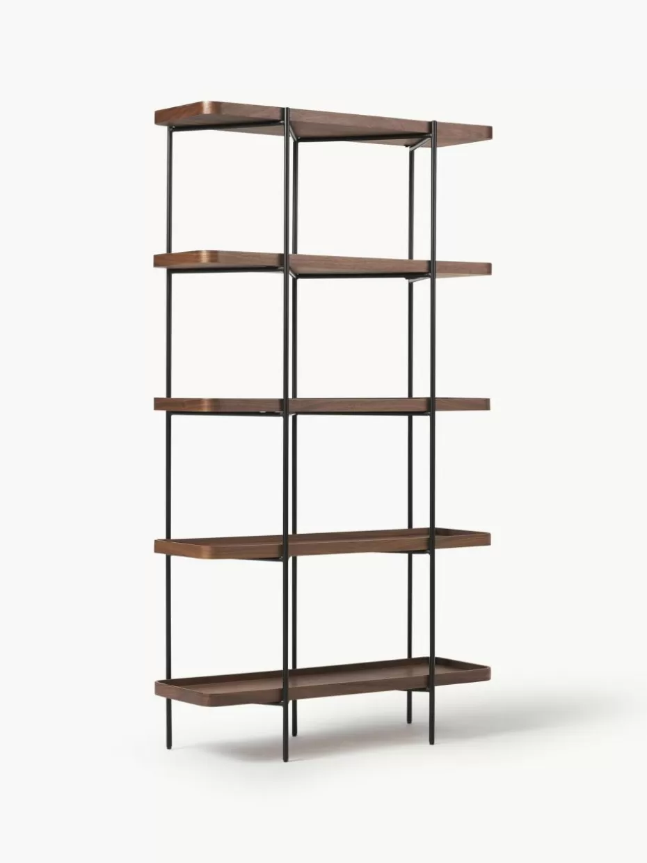 Regale-Westwing Collection Großes Holz-Regal Renee Walnussholz