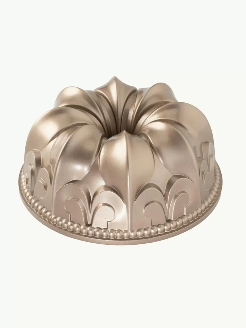 Back- & Ofenformen-Nordic Ware Gugelhupfform Fleur De Lis mit Antihaftbeschichtung