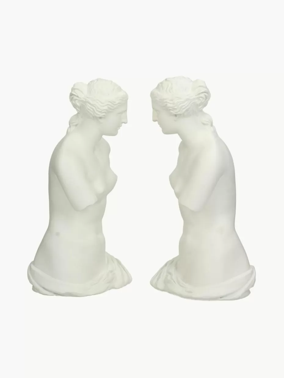 Buchstützen-Westwing Handbemalte Buchstützen Venus, 2 Stück