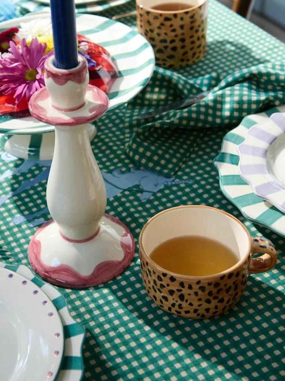 Tassen-Anna + Nina Handbemalte Tasse Leopard