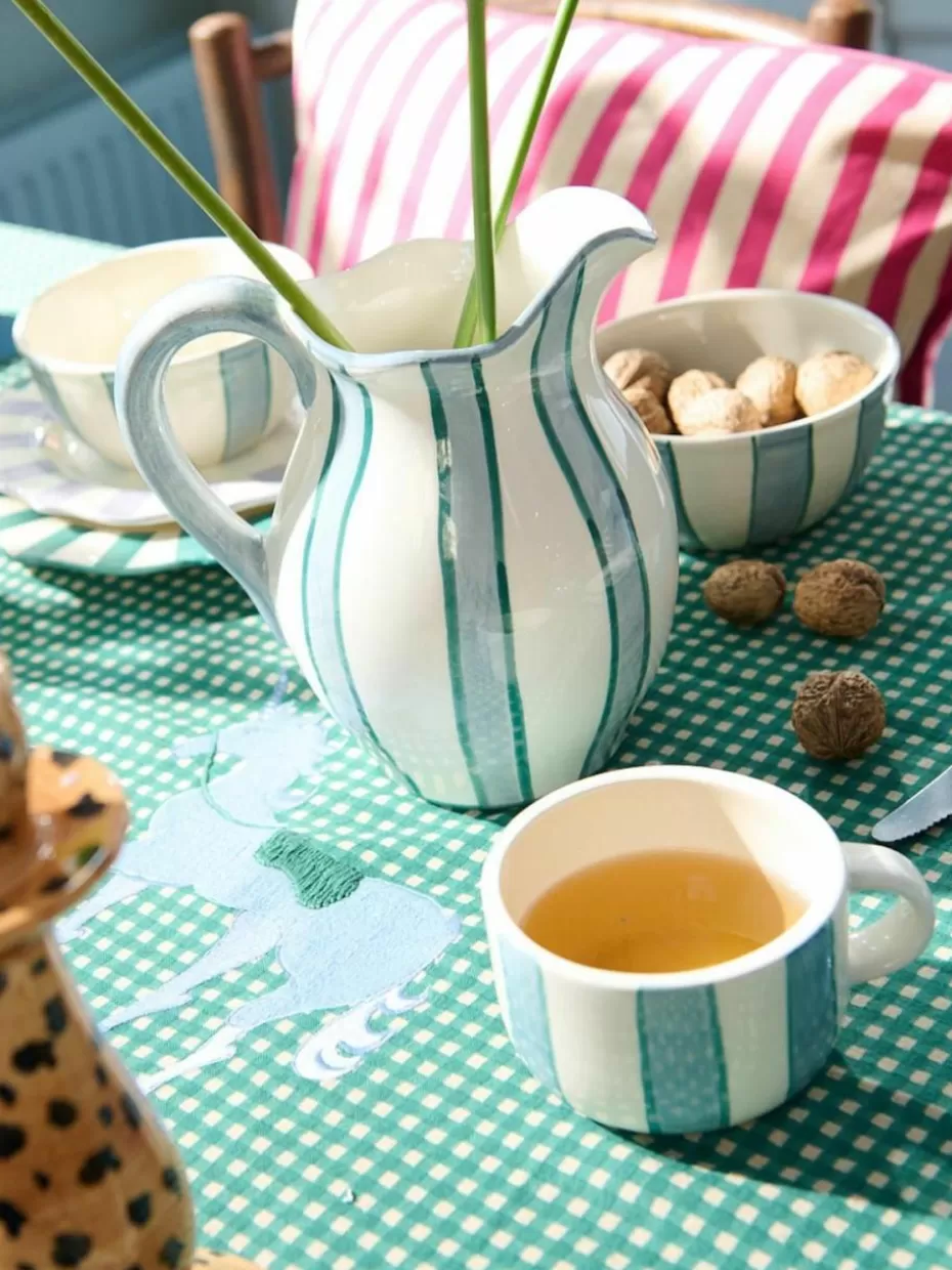 Tassen-Anna + Nina Handbemalte Tasse Powder Striped