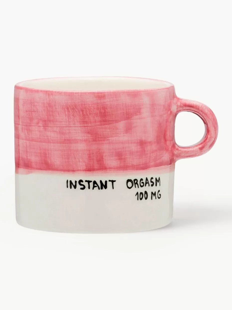 Tassen-Anna + Nina Handbemalte XL Tasse Instant Pleasure