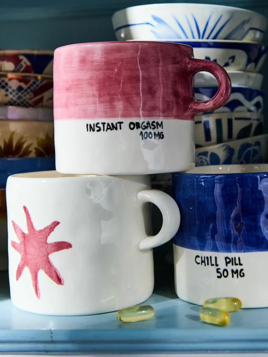 Tassen-Anna + Nina Handbemalte XL Tasse Radiant Star