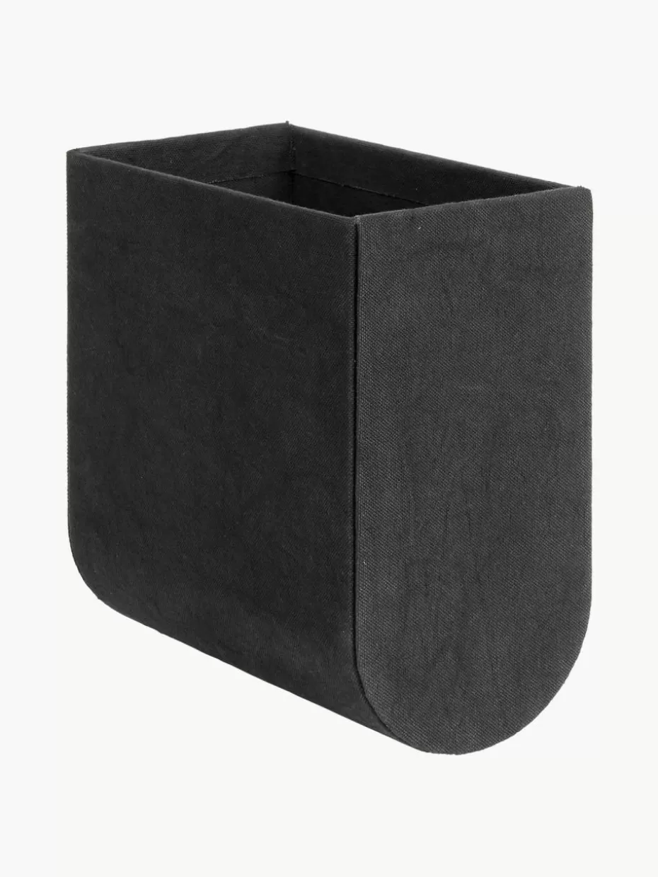 Boxen-Kristina Dam Handgefertigte Aufbewahrungsbox Curved Schwarz