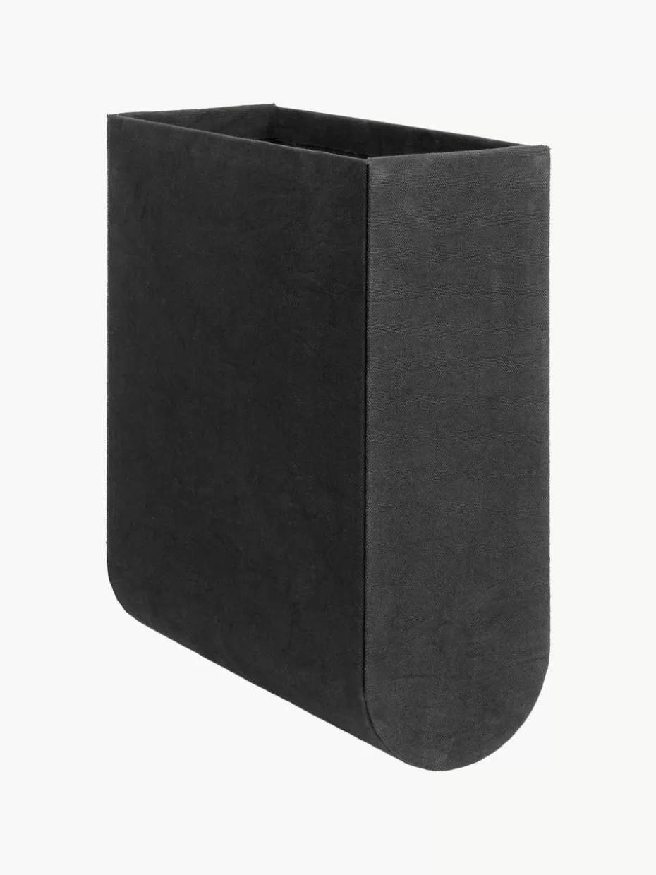 Boxen-Kristina Dam Handgefertigte Aufbewahrungsbox Curved Schwarz