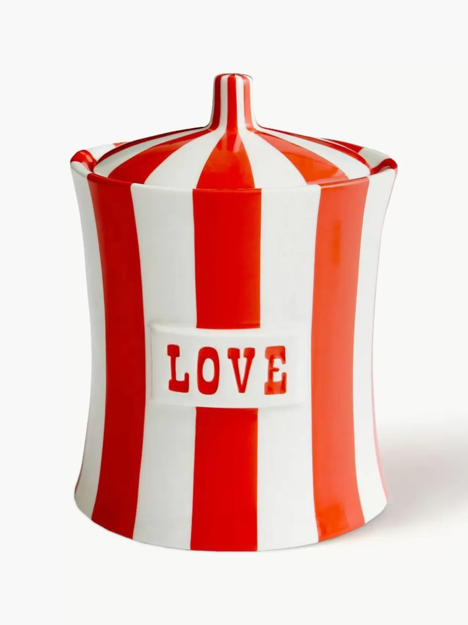 Küchenaufbewahrung-Jonathan Adler Handgefertigte Aufbewahrungsdose Vice Love