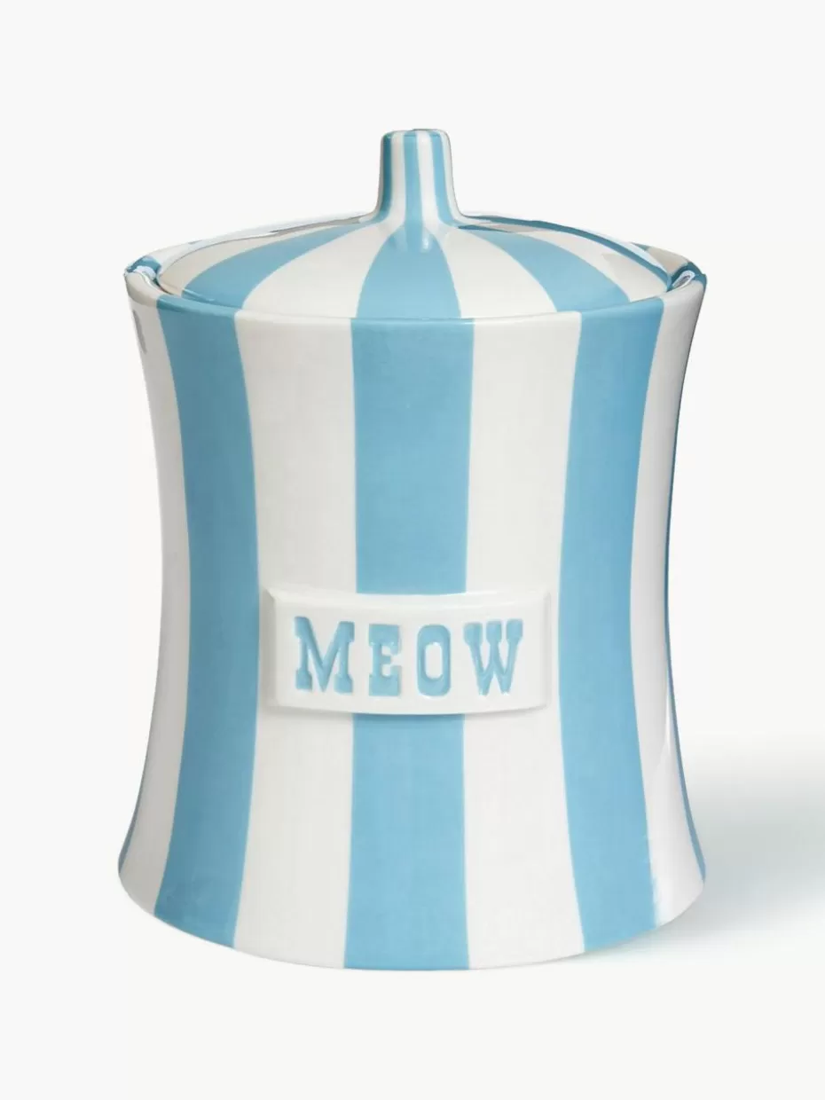Küchenaufbewahrung-Jonathan Adler Handgefertigte Aufbewahrungsdose Vice Meow