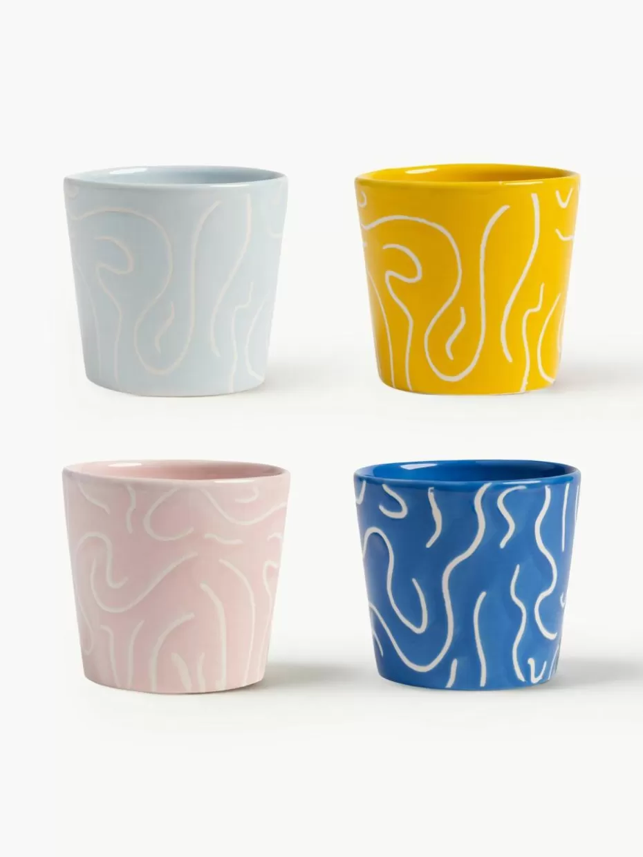 Tassen-&k amsterdam Handgefertigte Becher Soba, 4er-Set