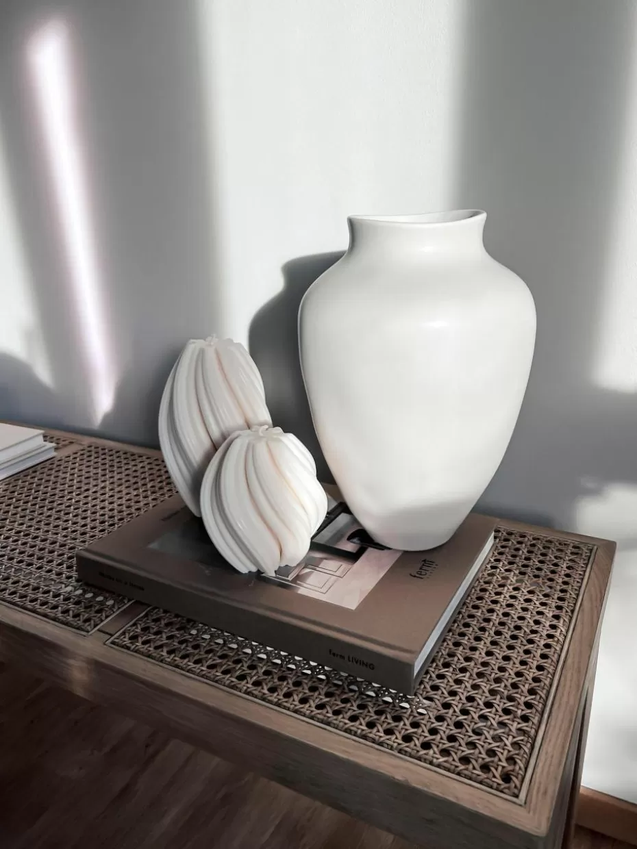 Kerzen-Noma Studio Handgefertigte Design-Kerze Florence, H 19 cm