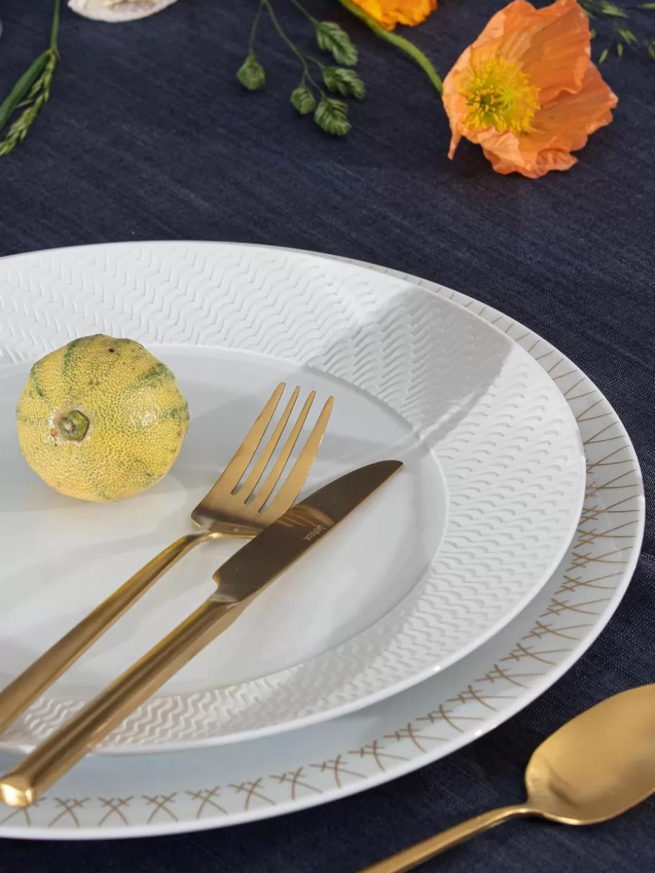 Teller-Meissen Handgefertigte Frühstücksteller No. 41 aus Porzellan, 2 Stück