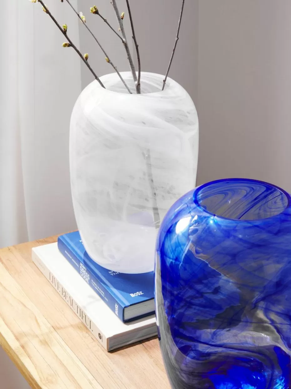 Vasen-Westwing Collection Handgefertigte Glas-Vase Helvi, H 30 cm