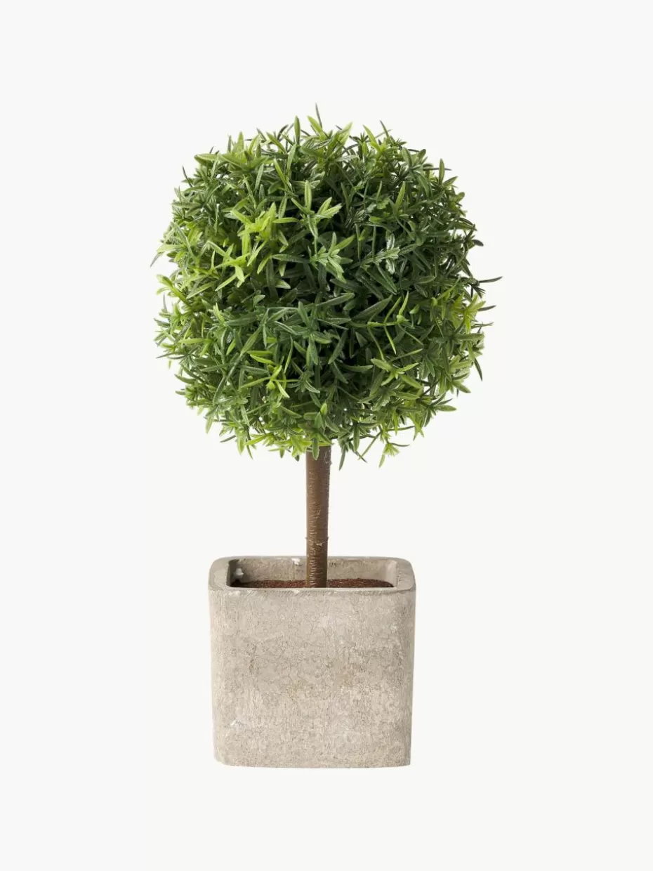 Trockenblumen & Kunstblumen-Westwing Handgefertigte Kunstbäume Moni, 2er-Set