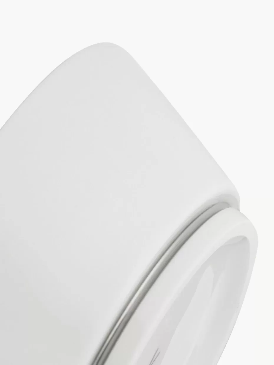 Schalen & Bowls-Meissen Handgefertigte Schälchen Vitruv aus Porzellan mit handgemaltem Platinrand, 2 Stück