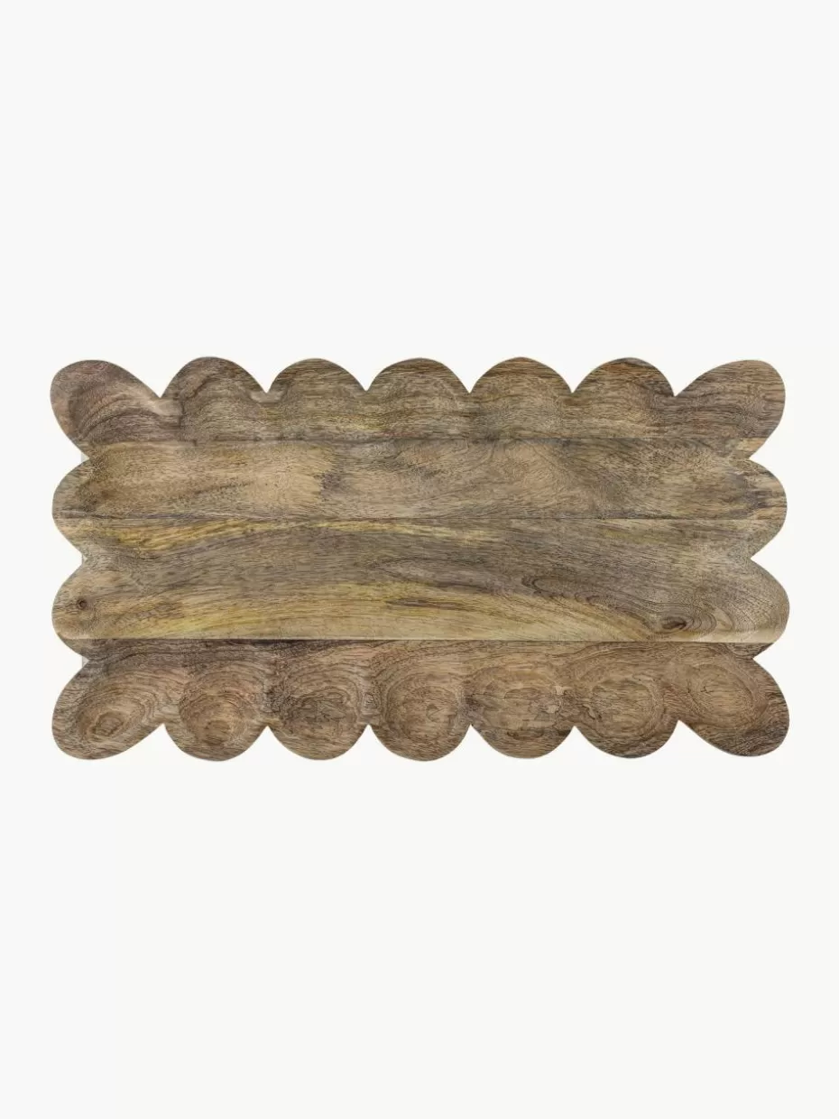 Servierplatten & Schüsseln-Bloomingville Handgefertigte Servierplatte Kallo aus Mangoholz
