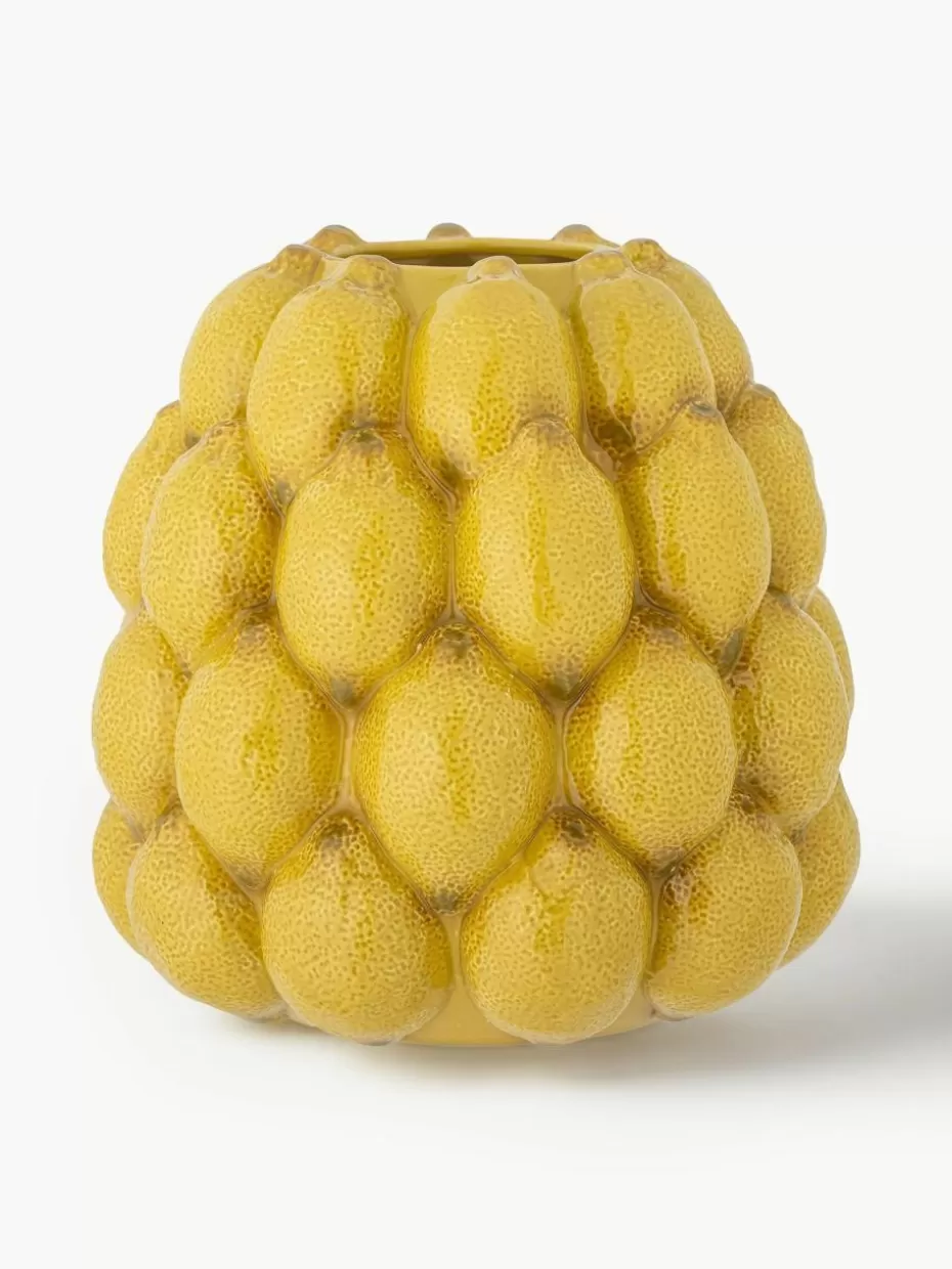 Vasen-Bloomingville Handgefertigte Vase Limone, H 22 cm