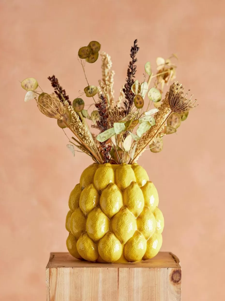 Vasen-Bloomingville Handgefertigte Vase Limone, H 22 cm