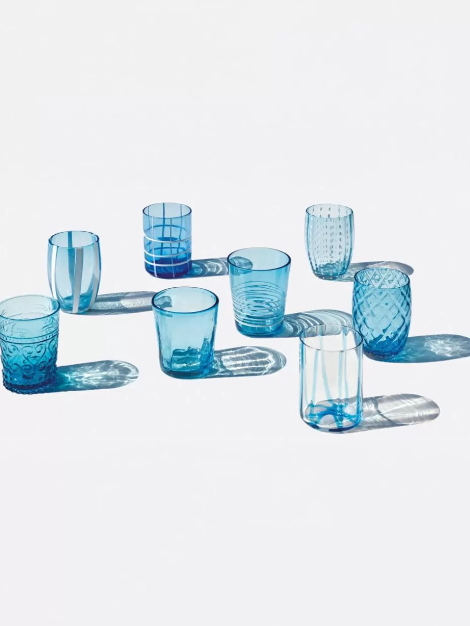 Wassergläser-Zafferano Handgefertigte Wassergläser Melting, 6er-Set
