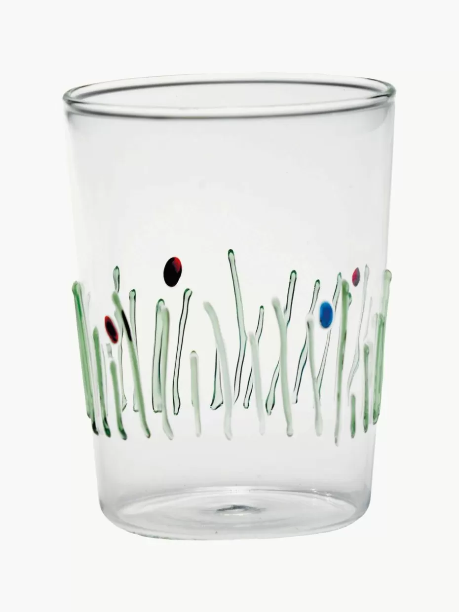 Wassergläser-Zafferano Handgefertigte Wassergläser Quattro, 4er-Set