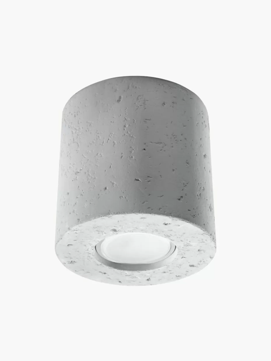 Deckenstrahler-Westwing Handgefertigter Deckenstrahler Rosalia aus Beton