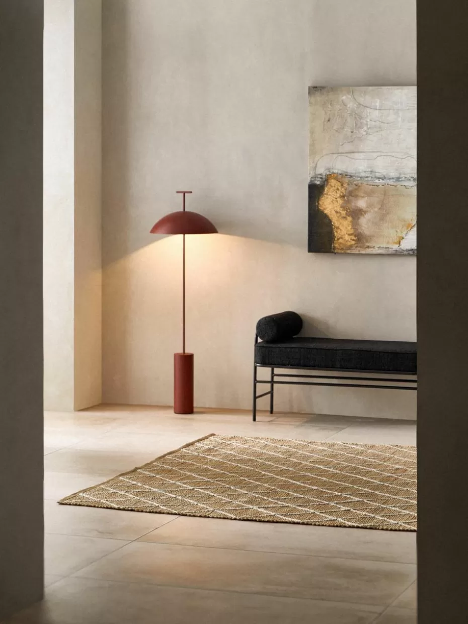Rechteckige Teppiche-Westwing Collection Handgefertigter Jute-Teppich Kunu