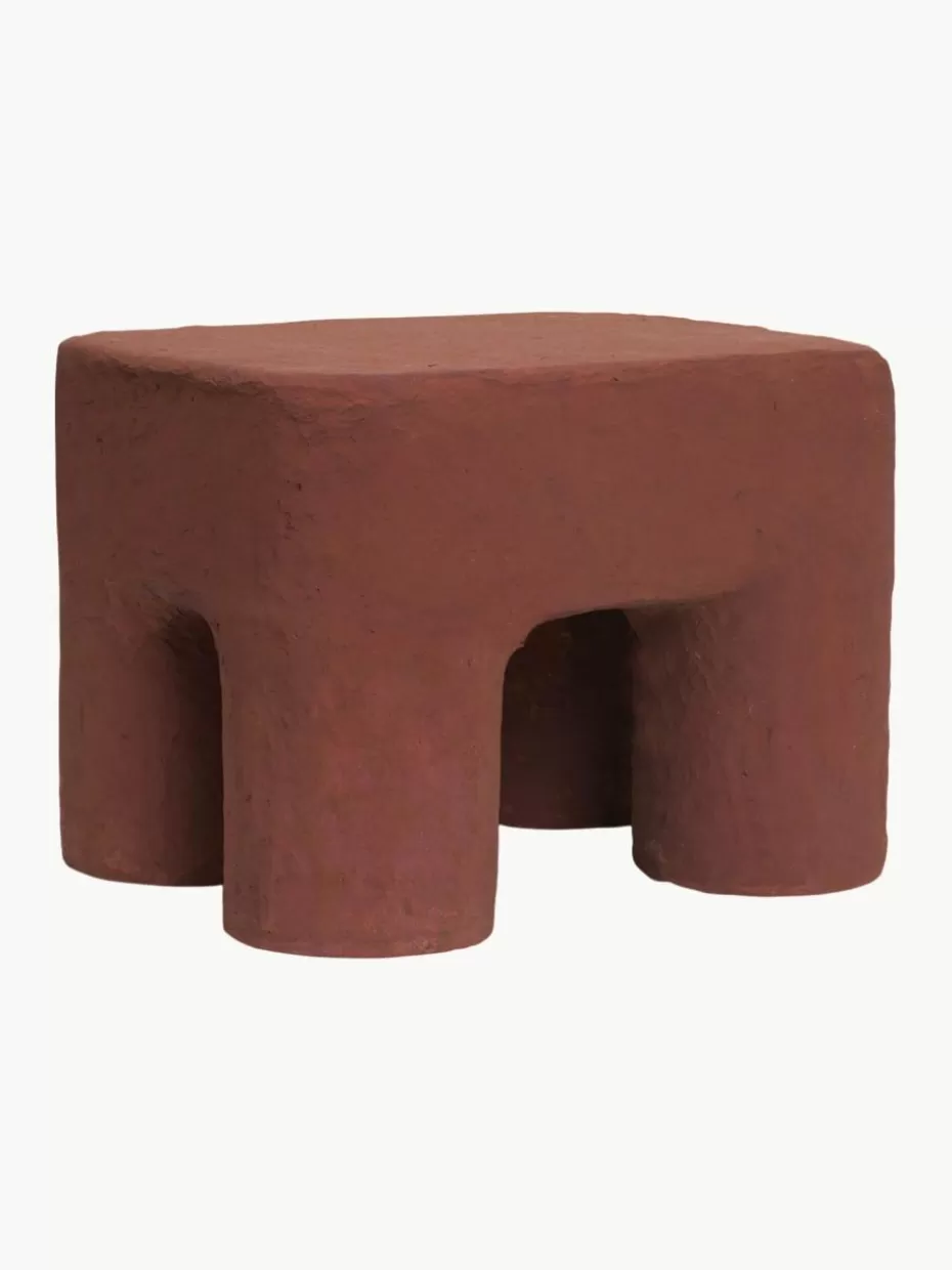 Stühle-ferm LIVING Kids Handgefertigter Kinderhocker Podo Terrakotta