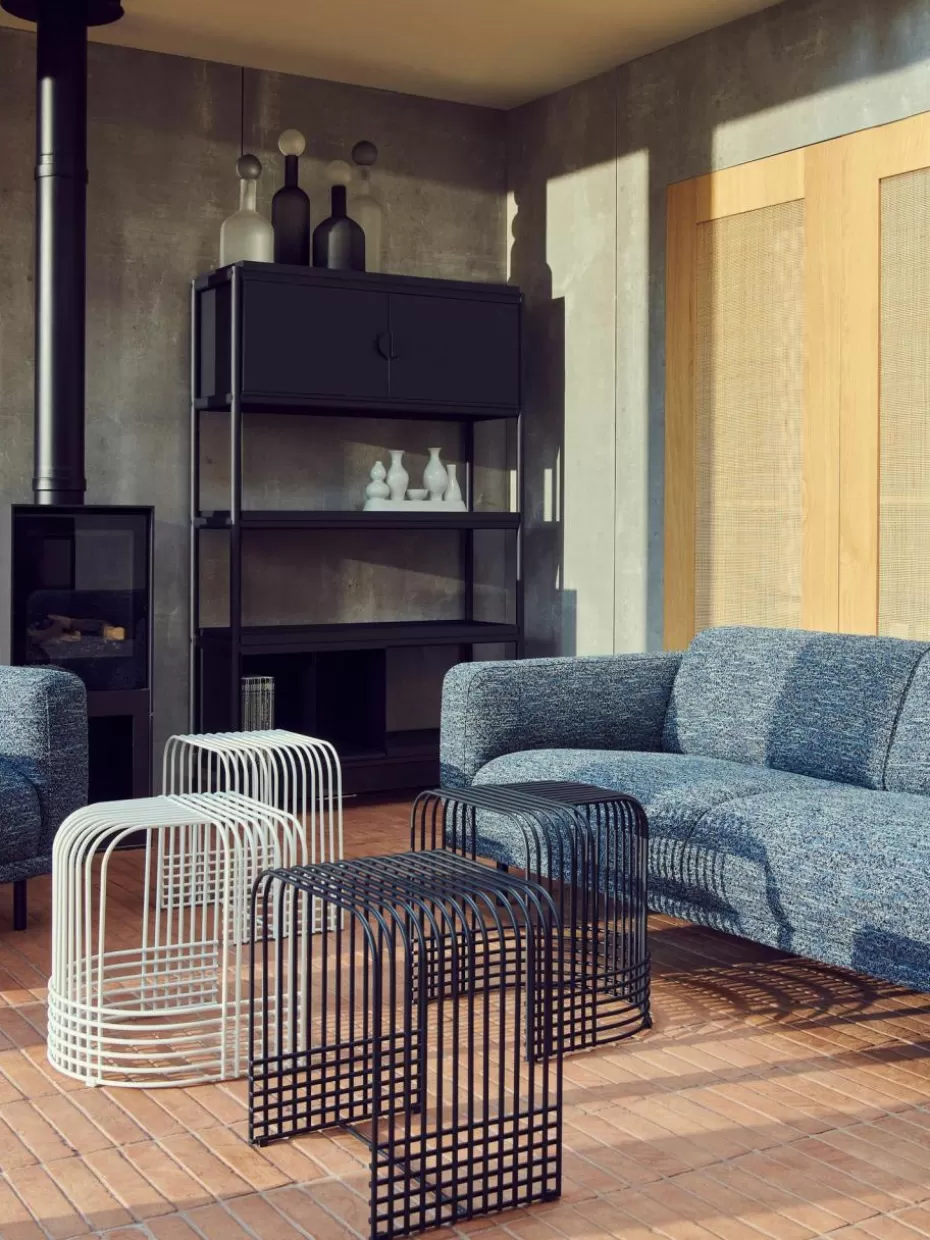 Hocker-Pols Potten Handgefertigter Metall-Hocker Drop