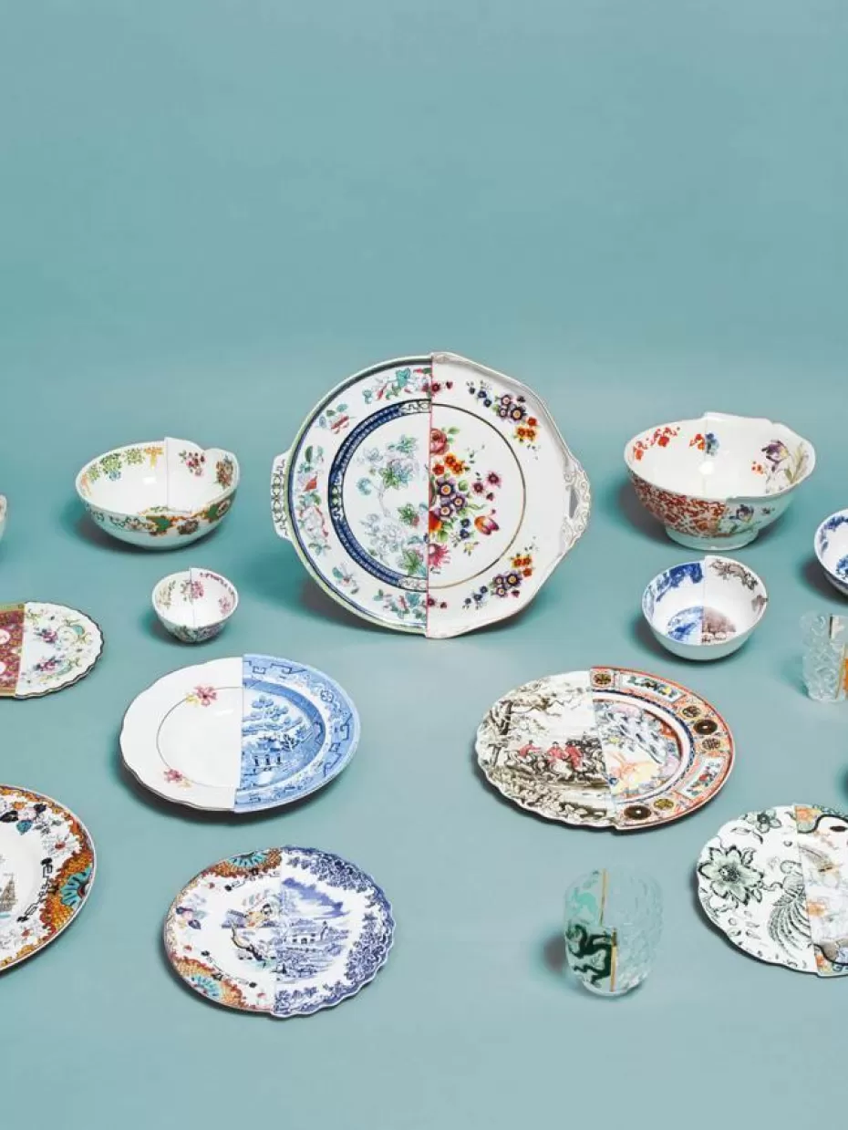 Teller-Seletti Handgefertigter Pastateller Hybrid