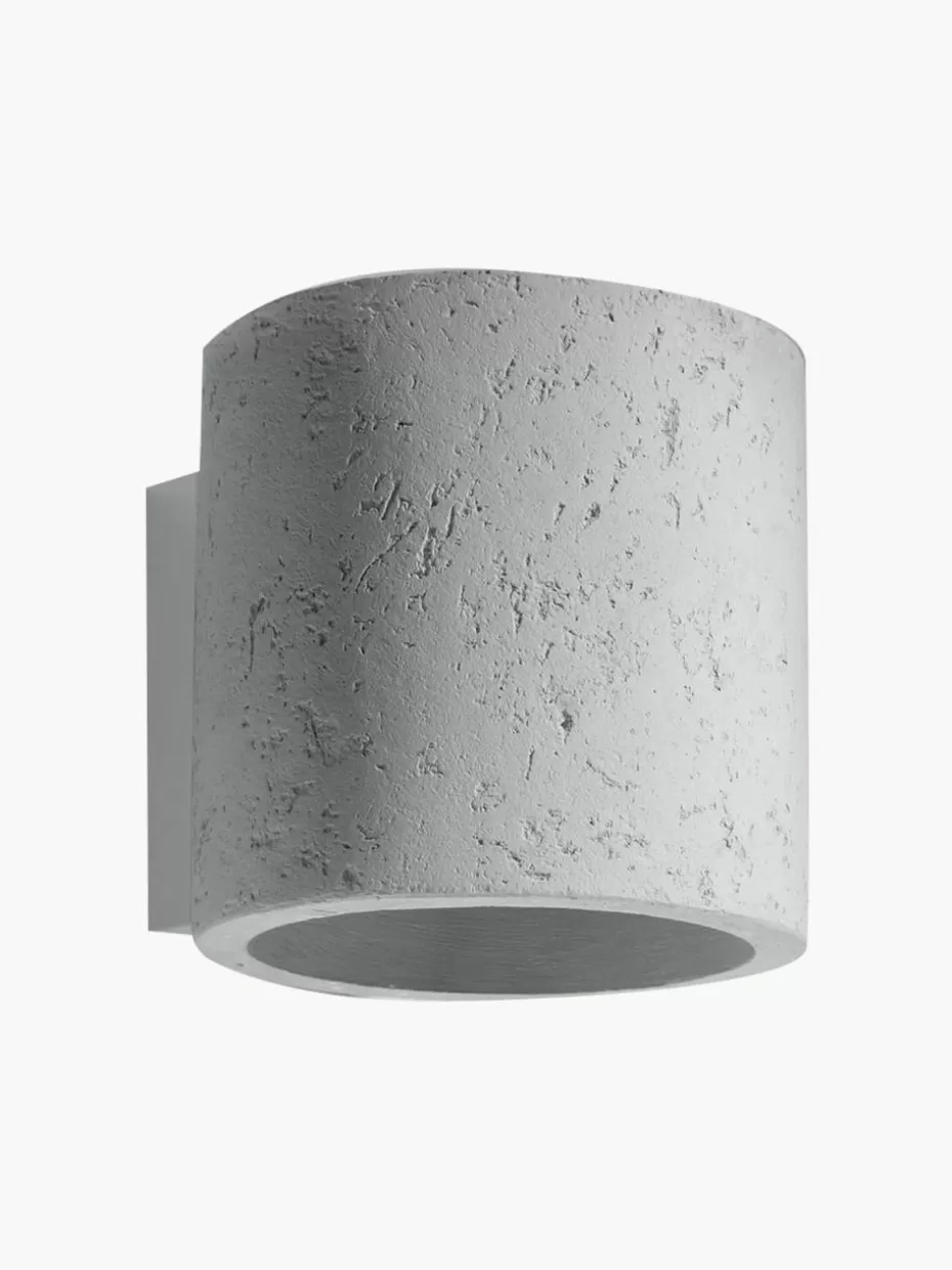 Up- & Downlights-Westwing Handgefertigter Wandstrahler Rosalia aus Beton