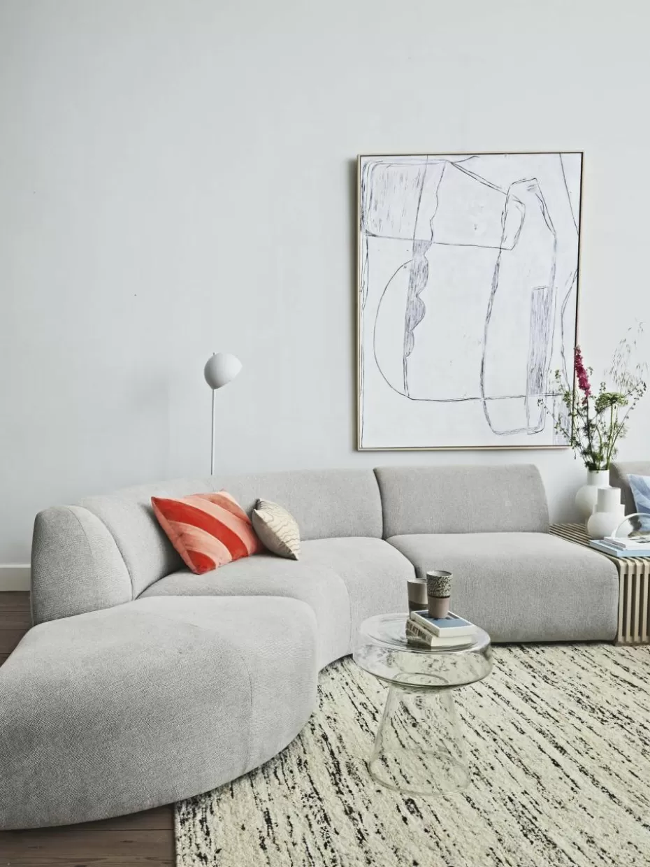 Dekokissen-HKLIVING Handgefertigtes Baumwoll-Kissen Striped