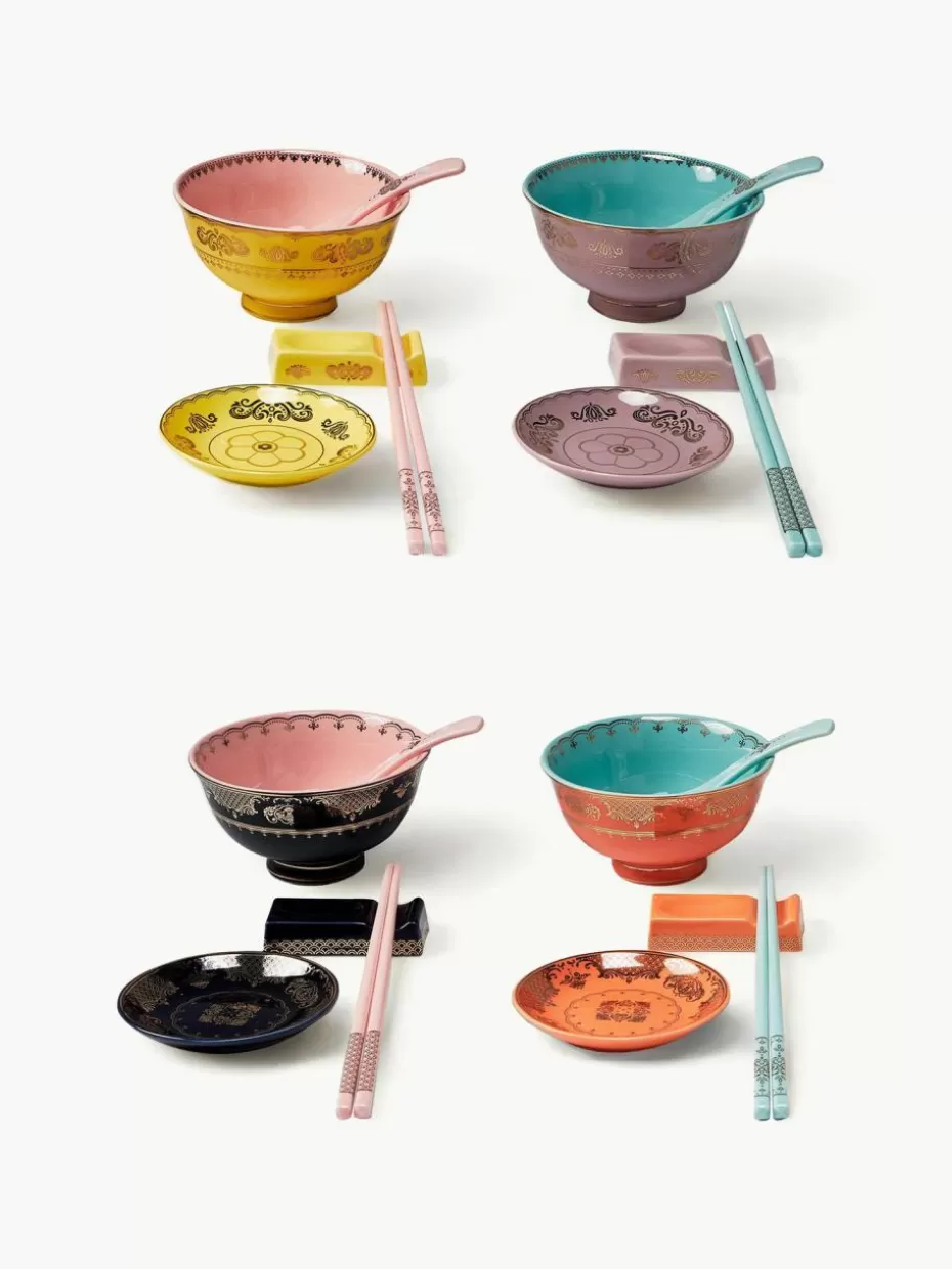 Geschirr-Sets-Pols Potten Handgefertigtes Geschirr-Set Asian, 4 Personen (20-tlg.)