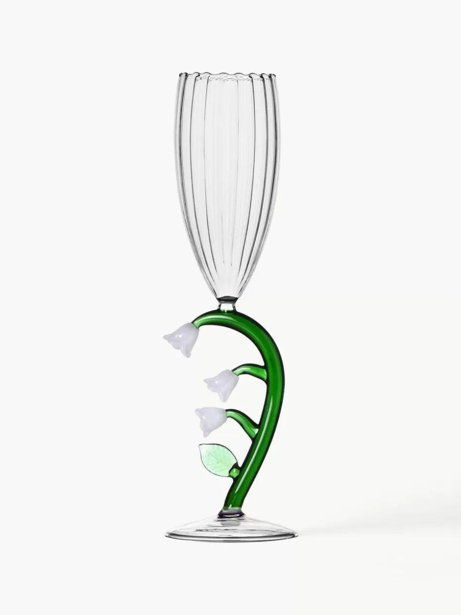 Champagner- & Sektgläser-Ichendorf Handgefertigtes Sektglas Botanica
