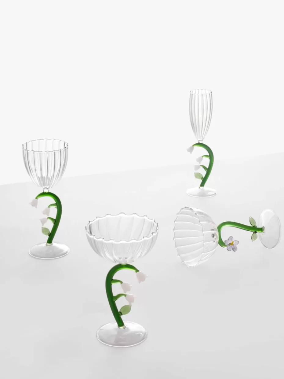 Champagner- & Sektgläser-Ichendorf Handgefertigtes Sektglas Botanica
