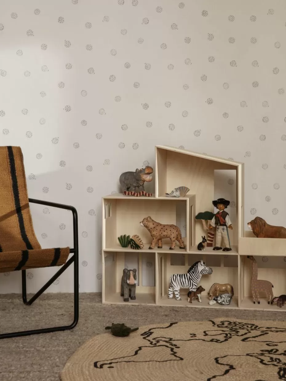 Spielzeug & Kuscheltiere-ferm LIVING Kids Handgefertigtes Spielzebra Animal Schwarz, Weiß