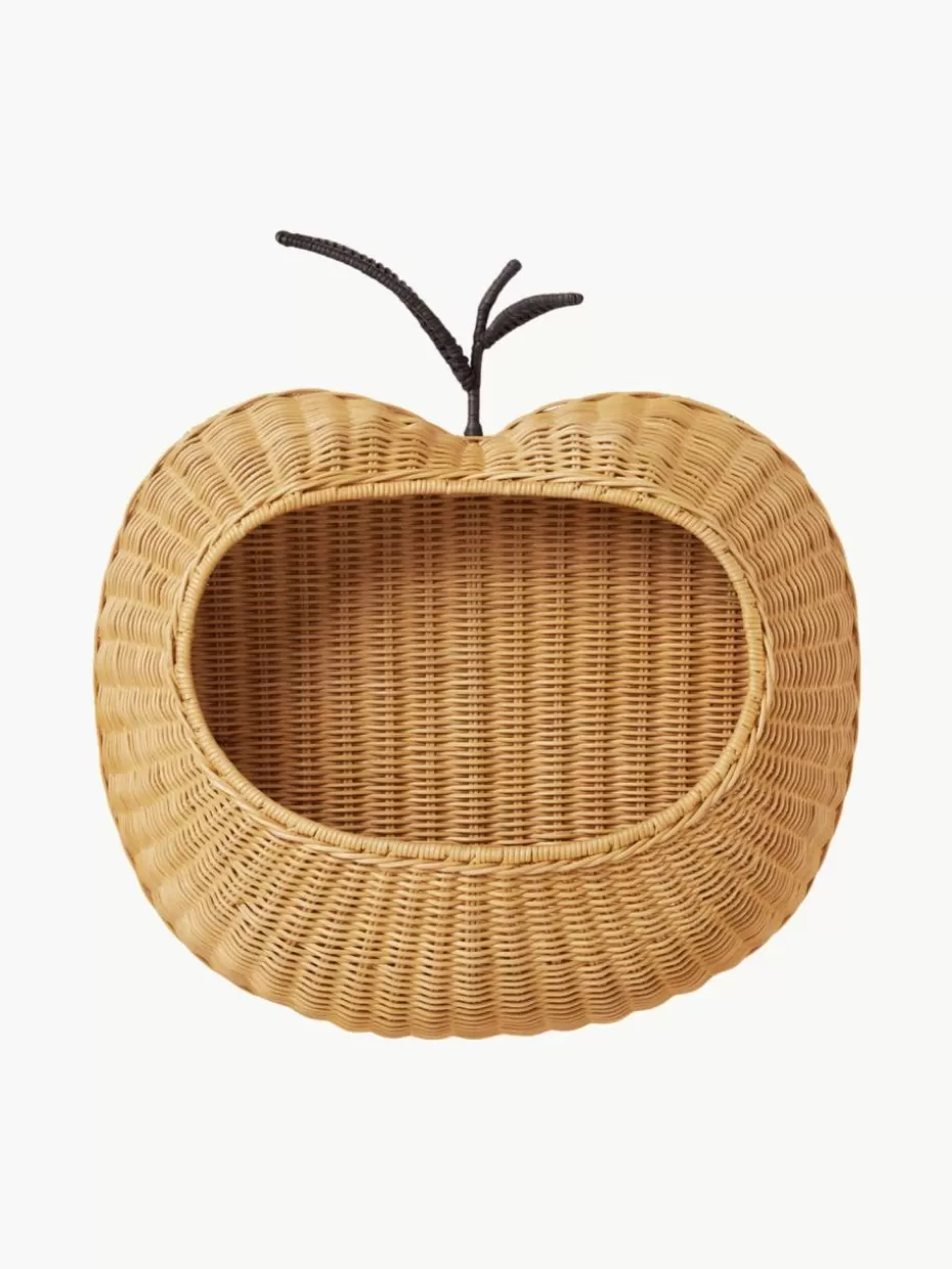 Regale-ferm LIVING Kids Handgefertigtes Wandregal Apple aus Rattan