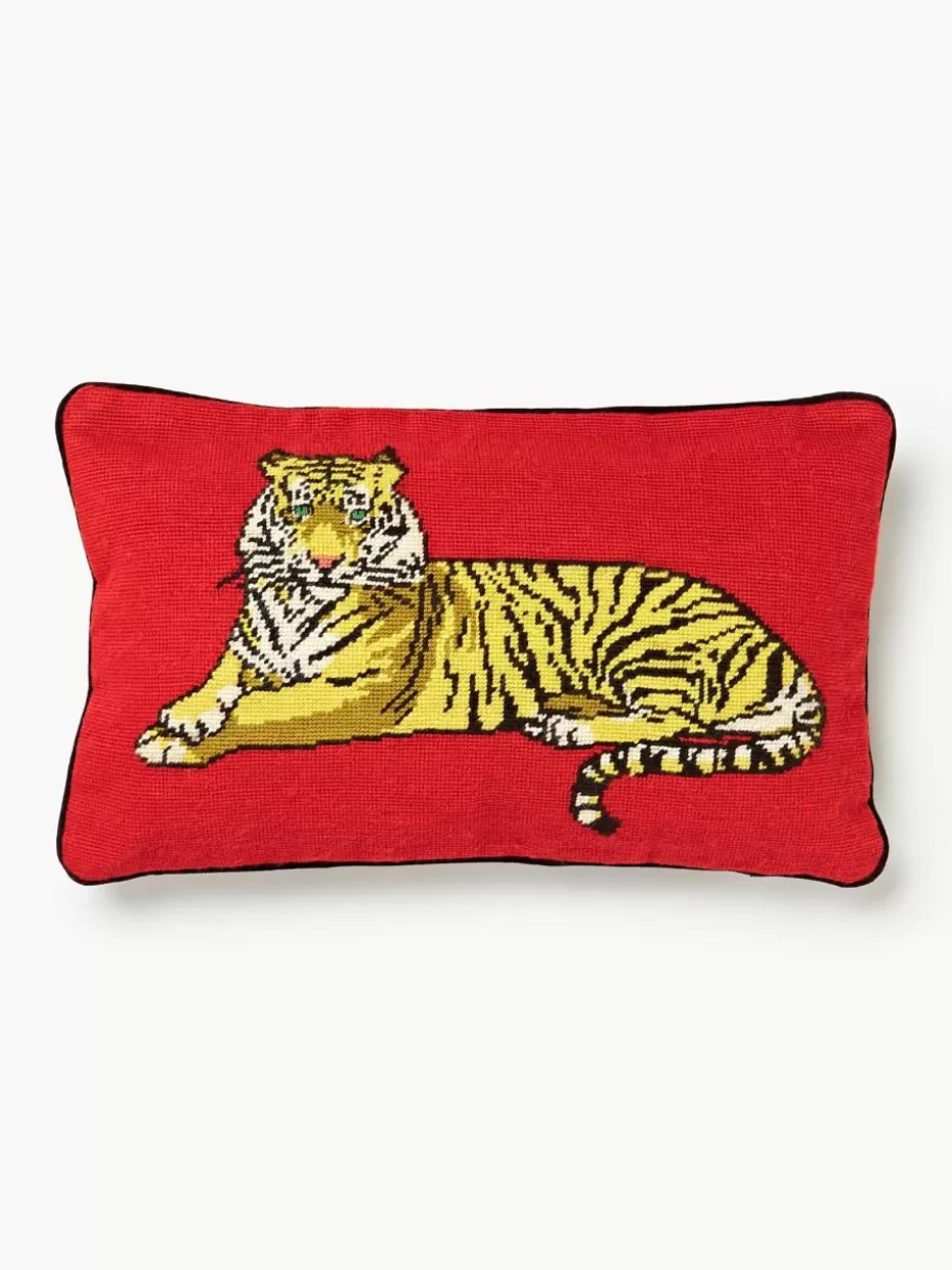 Dekokissen-Jonathan Adler Handgefertigtes Woll-Dekokissen Safari