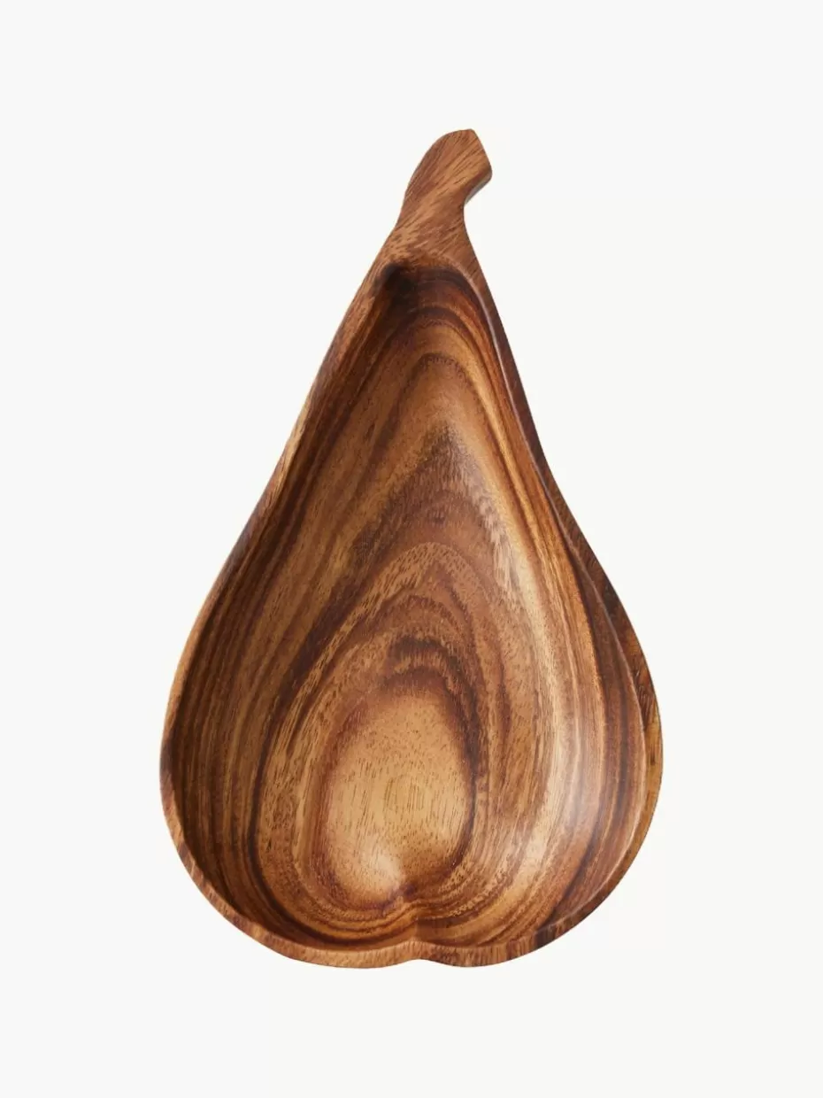Schalen & Bowls-HKLIVING Handgemachte Schälchen Fruit aus Akazienholz, 2 Stück