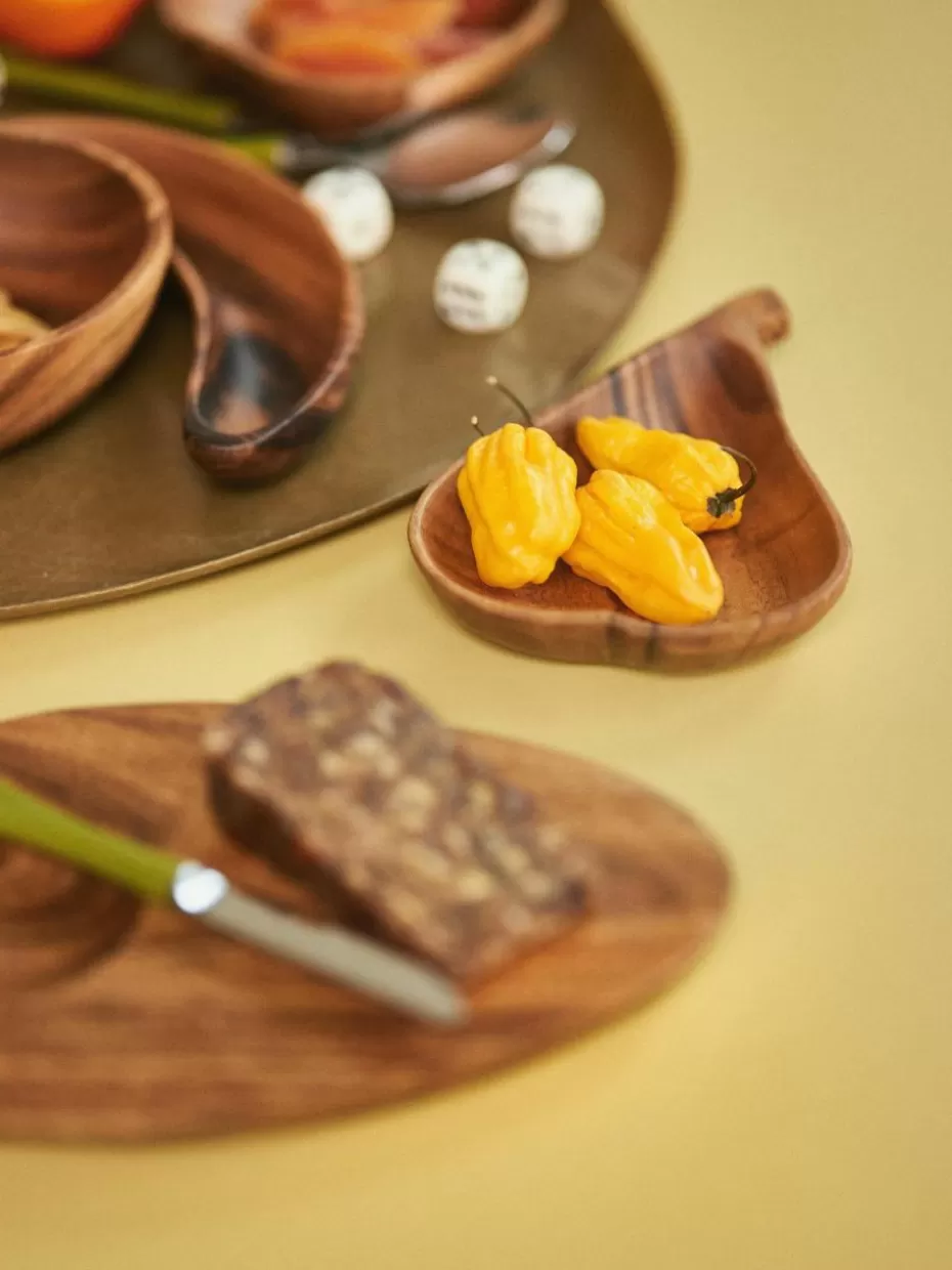 Schalen & Bowls-HKLIVING Handgemachte Schälchen Fruit aus Akazienholz, 2 Stück