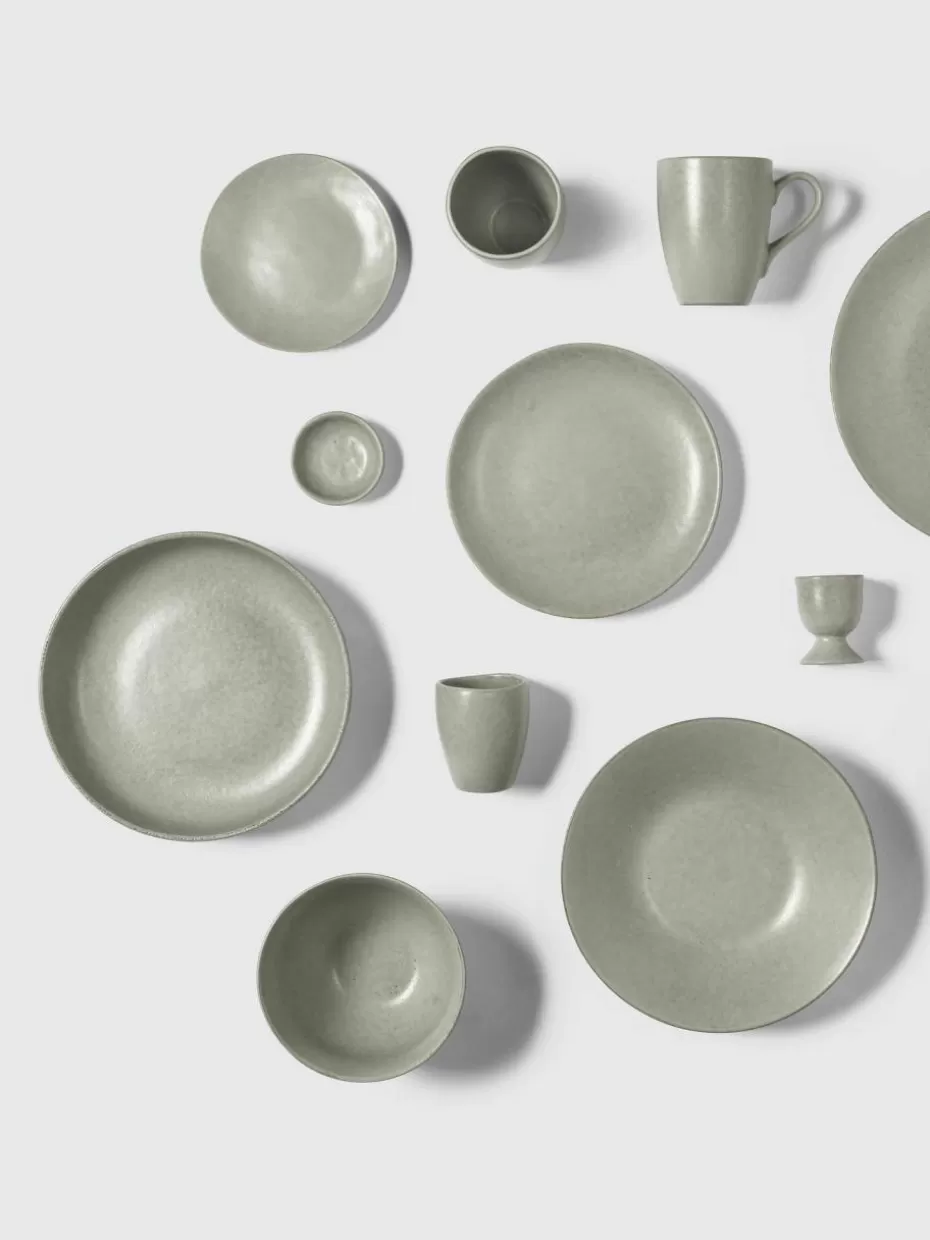 Schalen & Bowls-Broste Copenhagen Handgemachte Schälchen Nordic Marsh, 4 Stück Salbeigrün, gesprenkelt