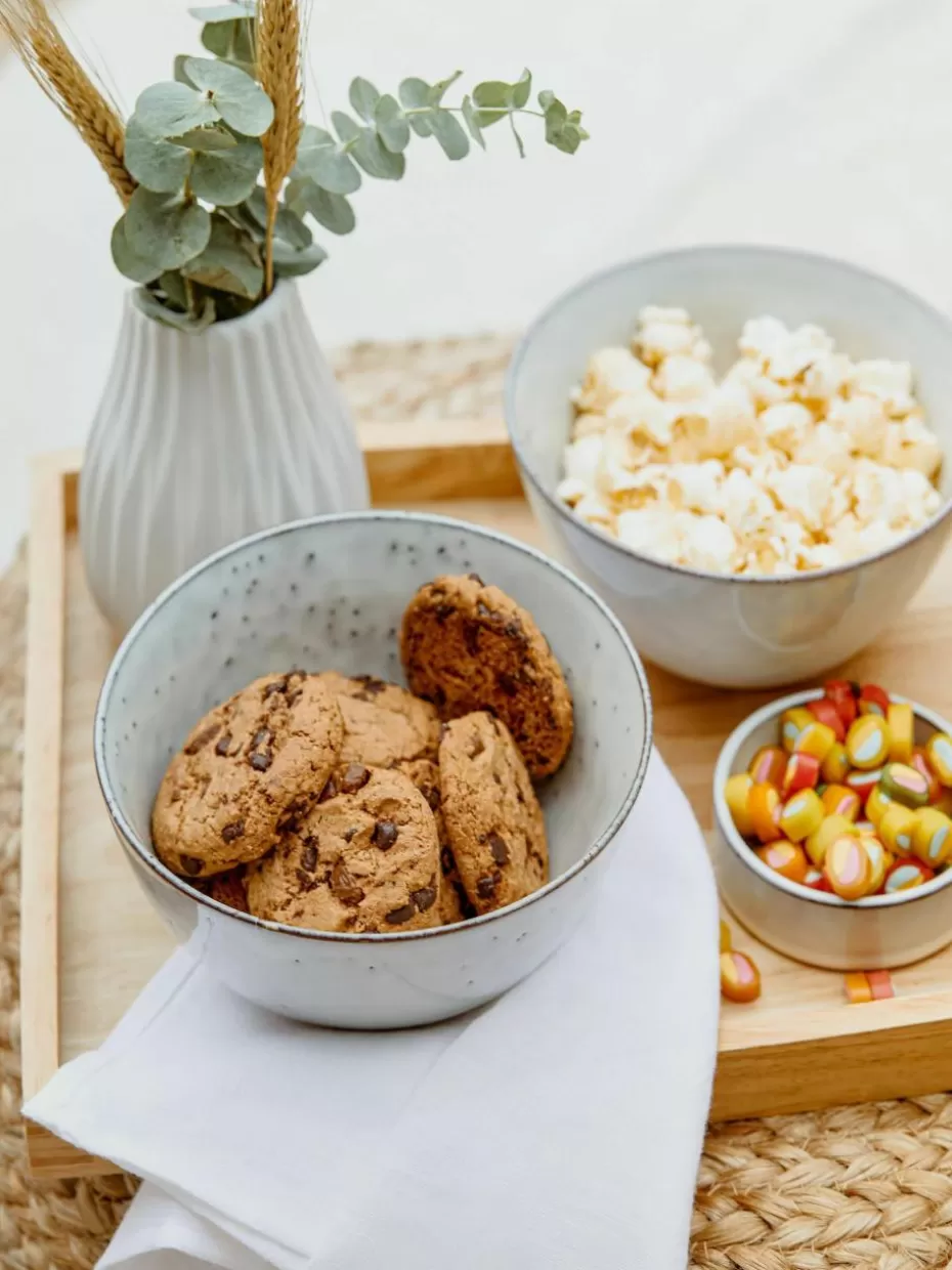 Schalen & Bowls | Geschirrserien-Broste Copenhagen Handgemachte Schälchen Nordic Sand, 4 Stück