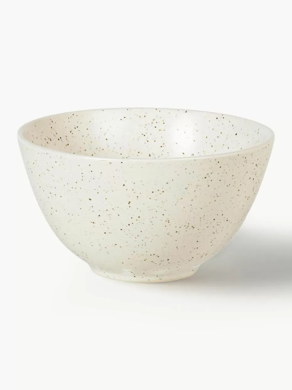 Schalen & Bowls-Broste Copenhagen Handgemachte Schälchen Nordic Vanilla, 4 Stück Off White, gesprenkelt