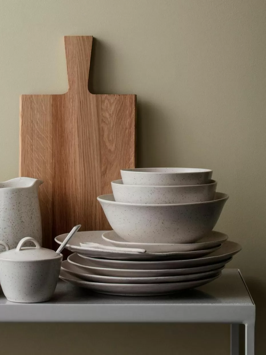 Schalen & Bowls-Broste Copenhagen Handgemachte Schälchen Nordic Vanilla, 4 Stück Off White, gesprenkelt