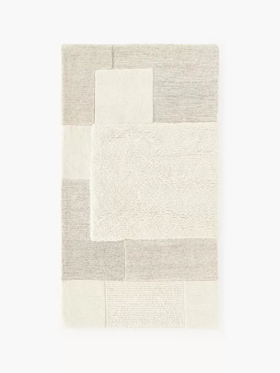 Rechteckige Teppiche-Westwing Collection Handgetufteter Hochflor Teppich Titus