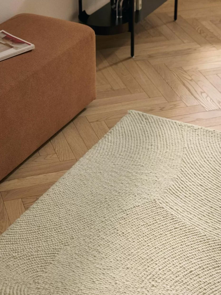 Läufer-Westwing Collection Handgetufteter Wollläufer Eleni Off White
